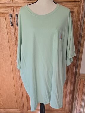 Carhartt Force Short-Sleeve Pocket Tee in Mint Green XXXXL
